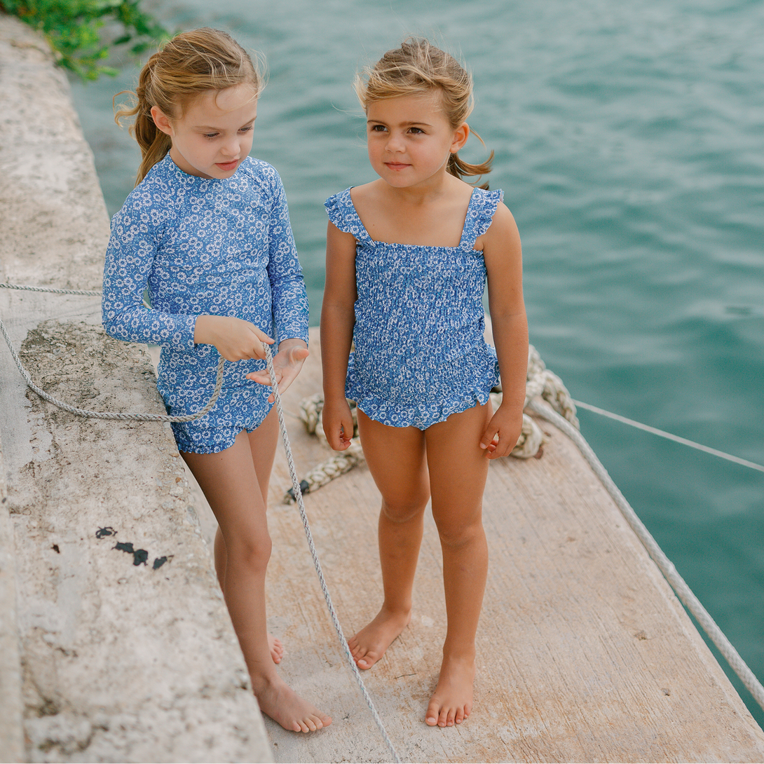 Girls Rosebay Smocked One Piece with Ruffle Skirt PRE-ORDER