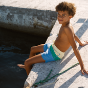 Boys Hamilton Colorblock Boardie