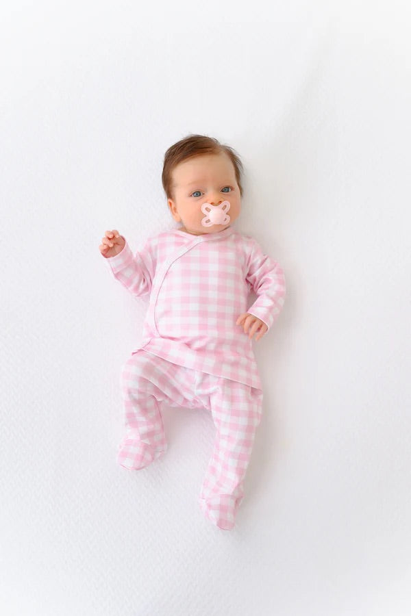 Cameron Cross Front Set Palm Beach Pink Gingham