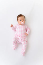 Cameron Cross Front Set Palm Beach Pink Gingham