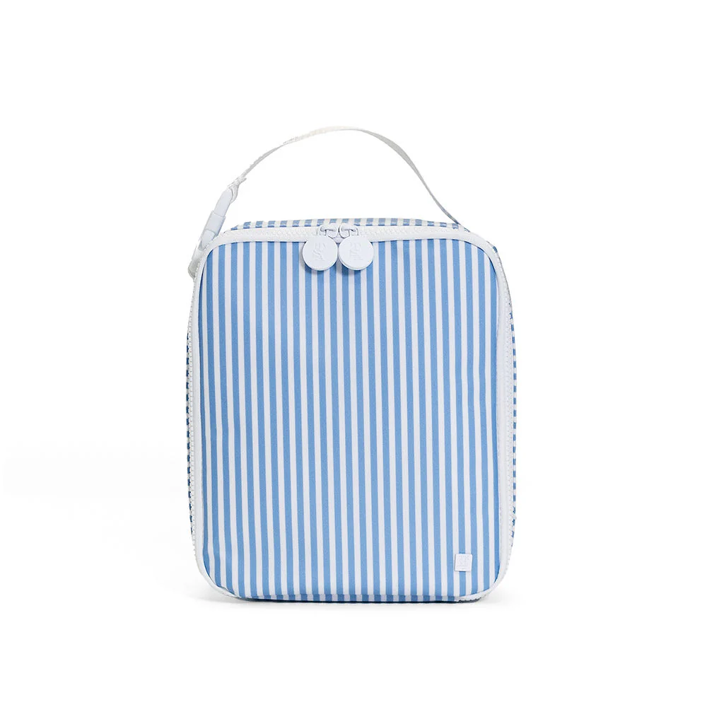Lunch Box Insulated Lunch Bag - Pimlico Stripe Chambray