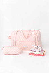 Devin Duffle Bag in Sandpearl Pink