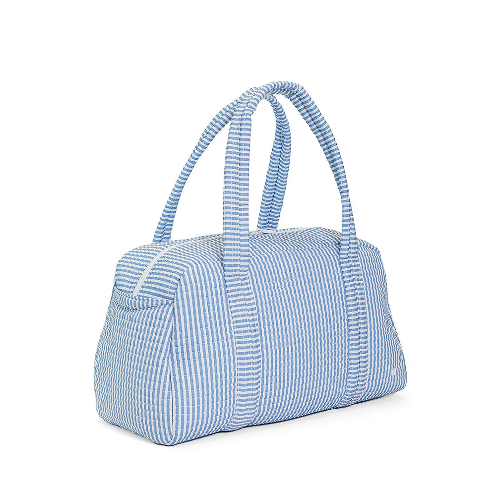 Luxe Puffer Grande Duffel - Pimlico Stripe Chambray