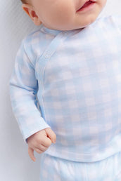 Cameron Cross Front Set Buckhead Blue Gingham