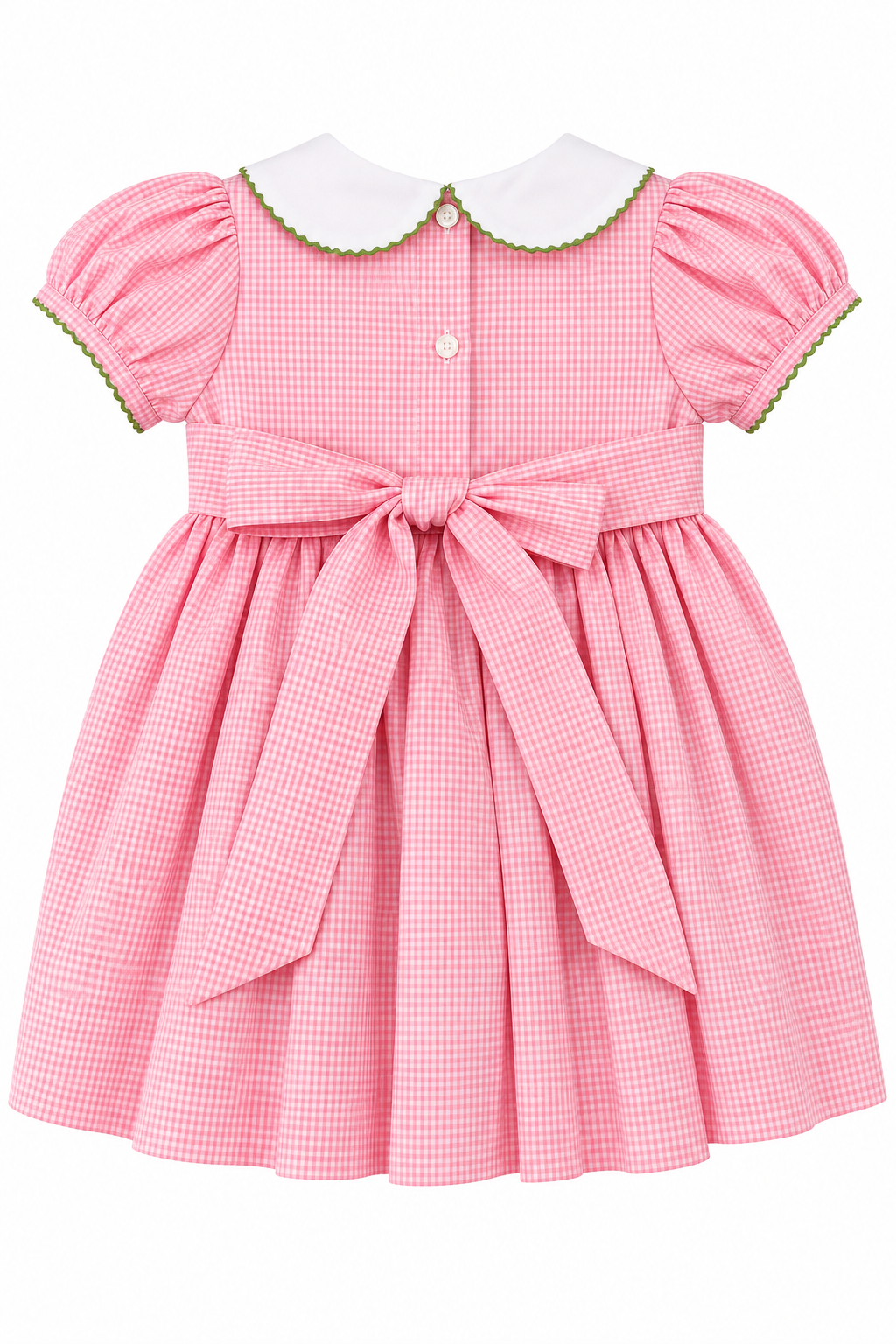 Rose Smocked Waist Dress - Sleigh