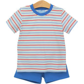 Drew Short Set in Patriotic Stripe PRE-ORDER
