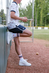 Retro Navy Super Short