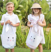 Easter Bunny Basket - Pink