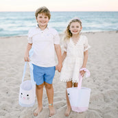 Easter Bunny Basket - Pink