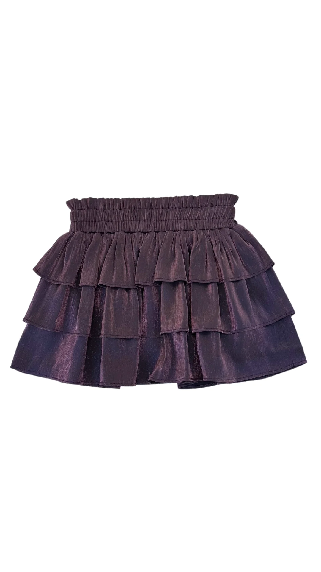 Luna Skirt Plum Shimmer