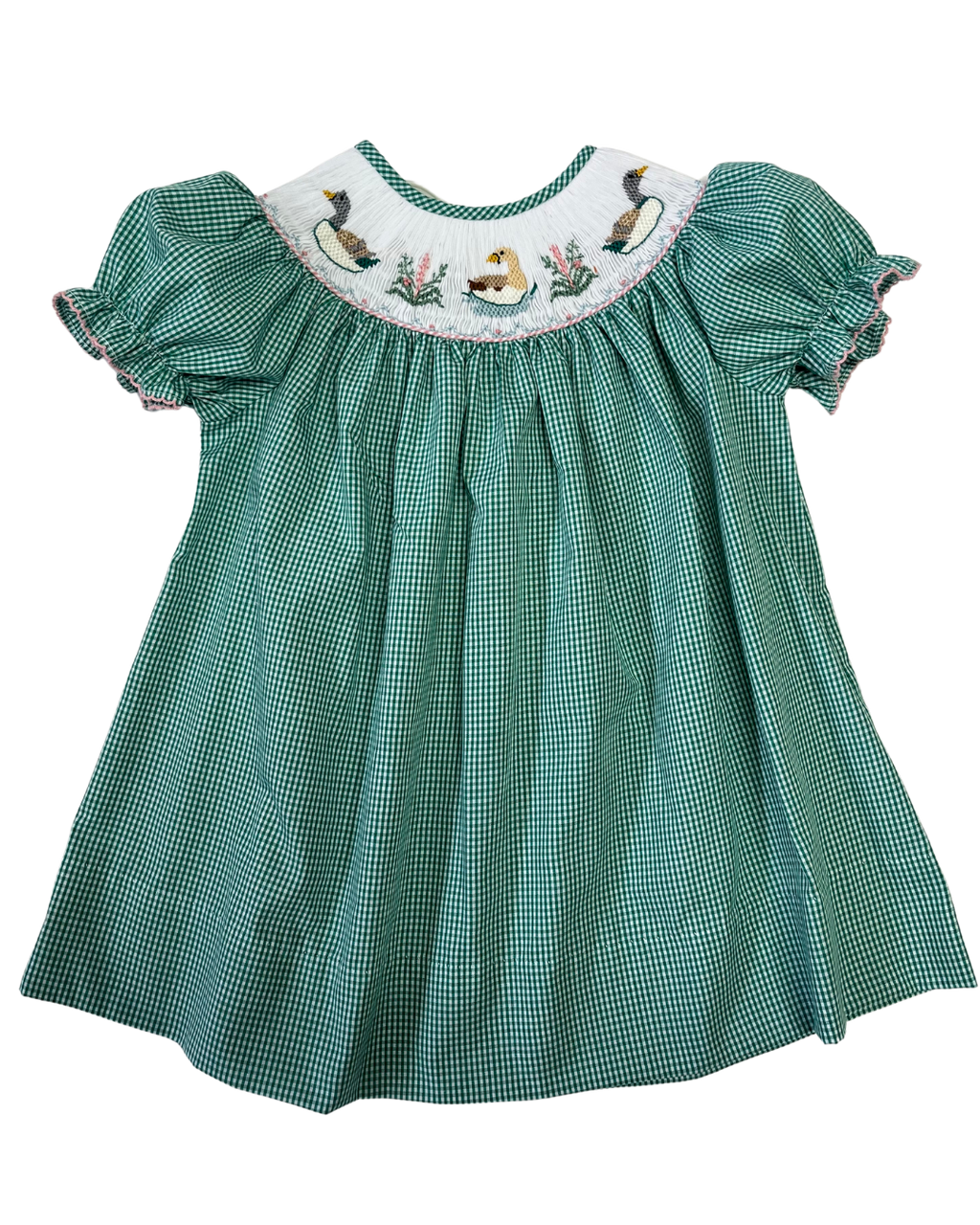 Emma Duck Smocked Dress