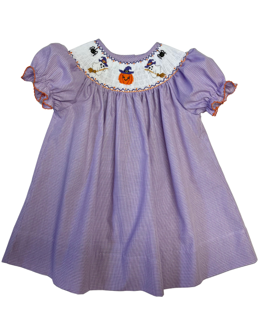 Emma Halloween Smocked Bishop Dress