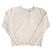 Girls Knitted Sweater Beige