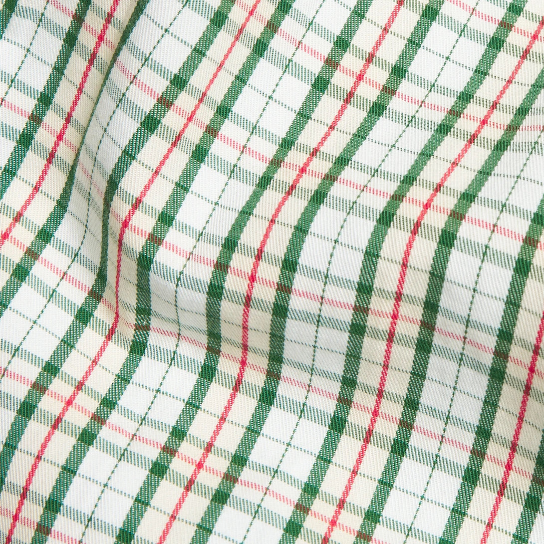 Peter Pan Shirt - Mistletoe Tartan