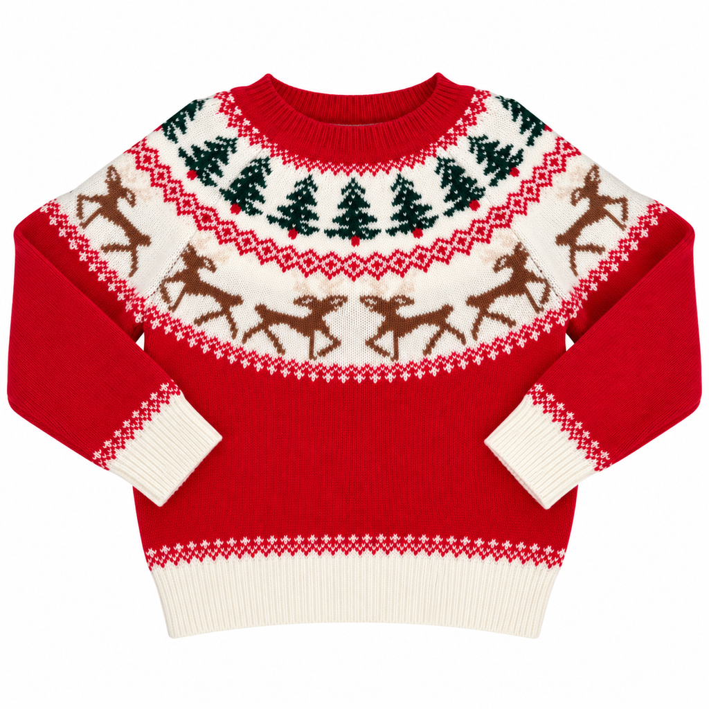 Ryan Sweater - Red Reindeer