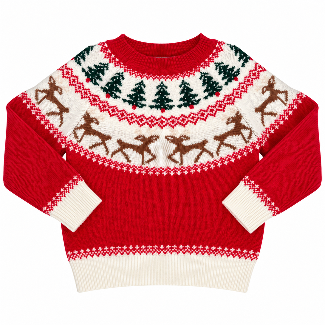 Ryan Sweater - Red Reindeer