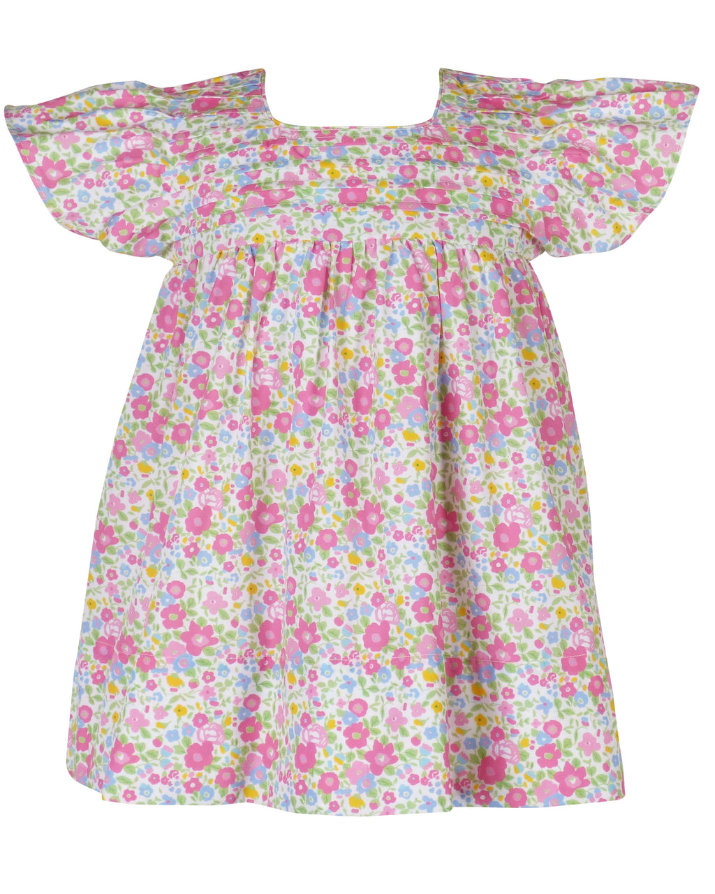 Pricilla Pleated Floral Fancy Dress PRE-ORDER