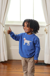 French Terry Dog Pullover