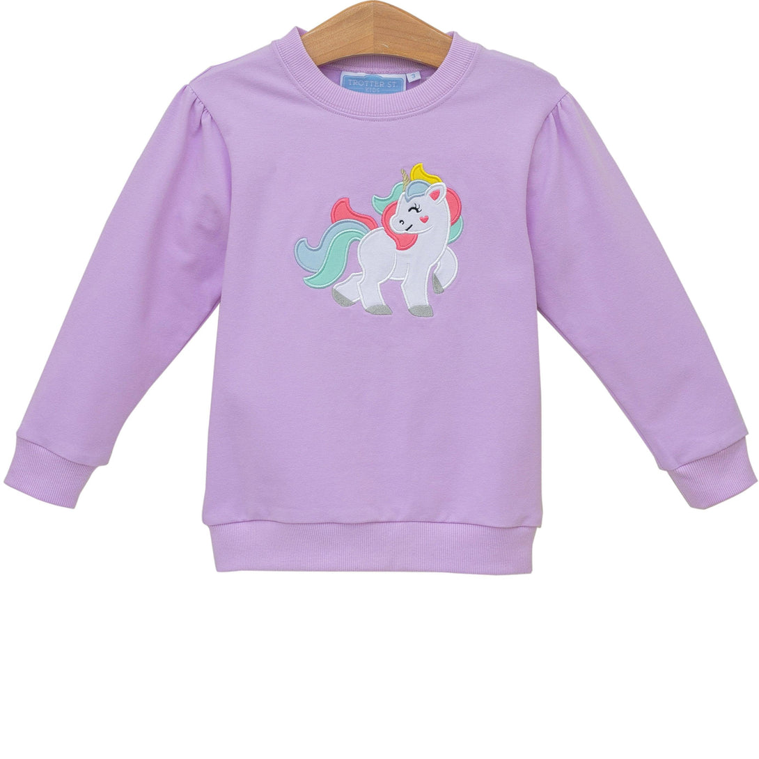 French Terry Unicorn Pullover