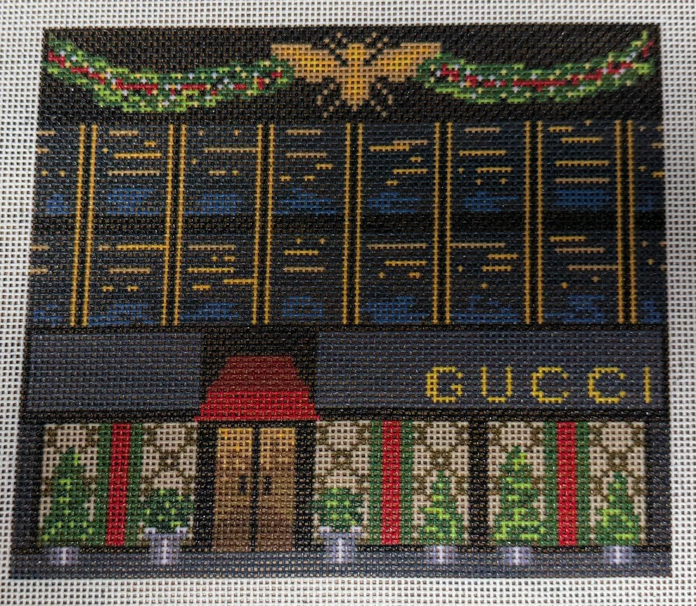 Gucci Storefront Printed Canvas