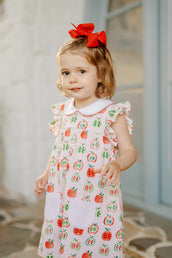 Gala Apples Short Sleeve Dress