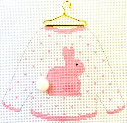 Sweater Pink Bunny with Stitchguide HB187