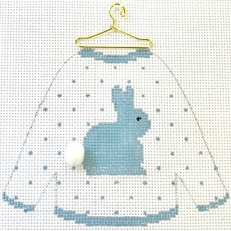 Sweater Blue Bunny with Stitchguide HB188