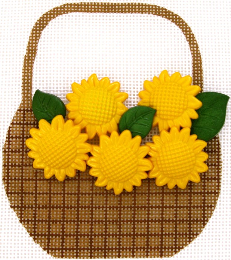 Basket Sunflower with Stitchguide HB270A