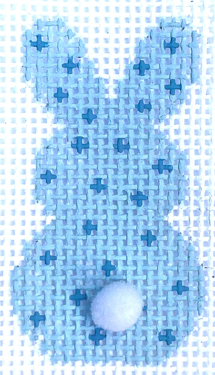 Mini Blue Bunny Tails HB36
