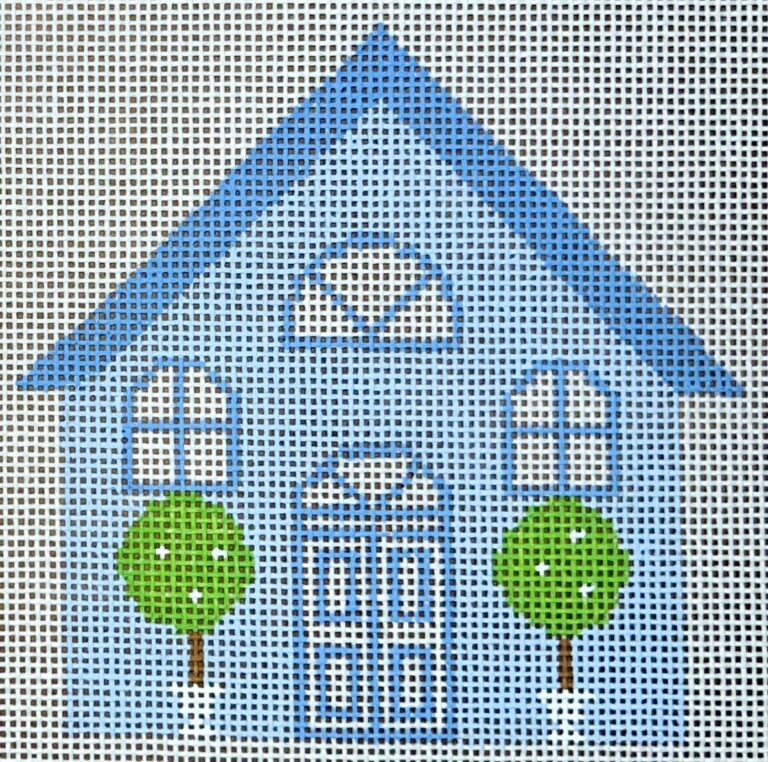 Cottage Blue & White with Stitchguide HB400
