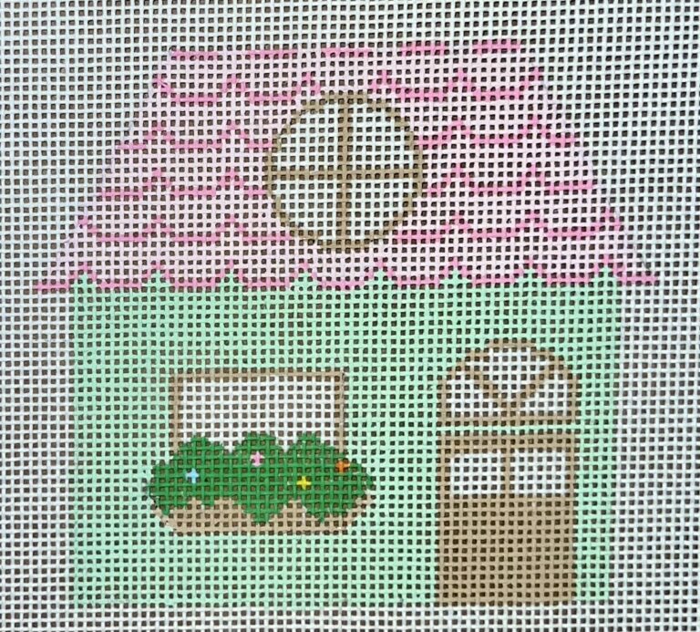 Cottage Green & Pink with Stitchguide HB403