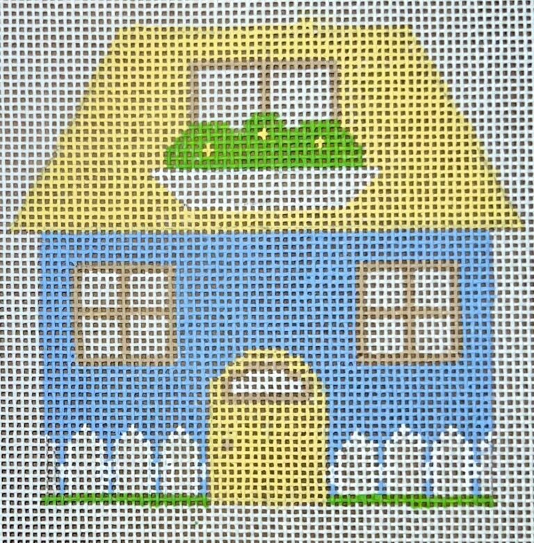 Cottage Blue & Yellow with Stitchguide HB406