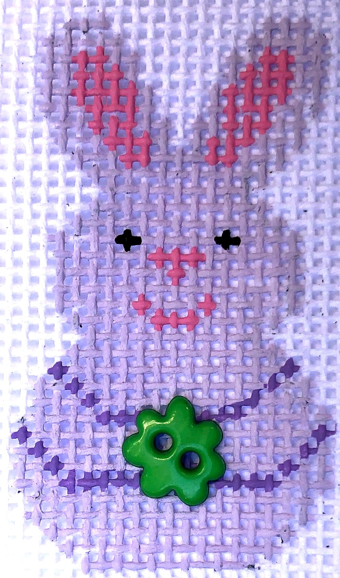 Mini Lavender Bunny Smiles HB44