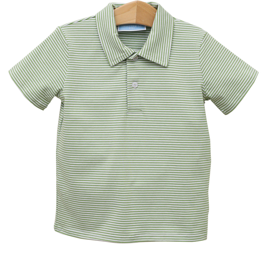 Henry Polo Green Stripe