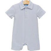 Henry Polo Romper Dusty Blue Stripe PRE-ORDER