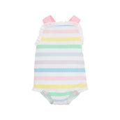 Sisi Sunsuit Broadcloth Wellington Wiggle Stripe Pier Party Pink