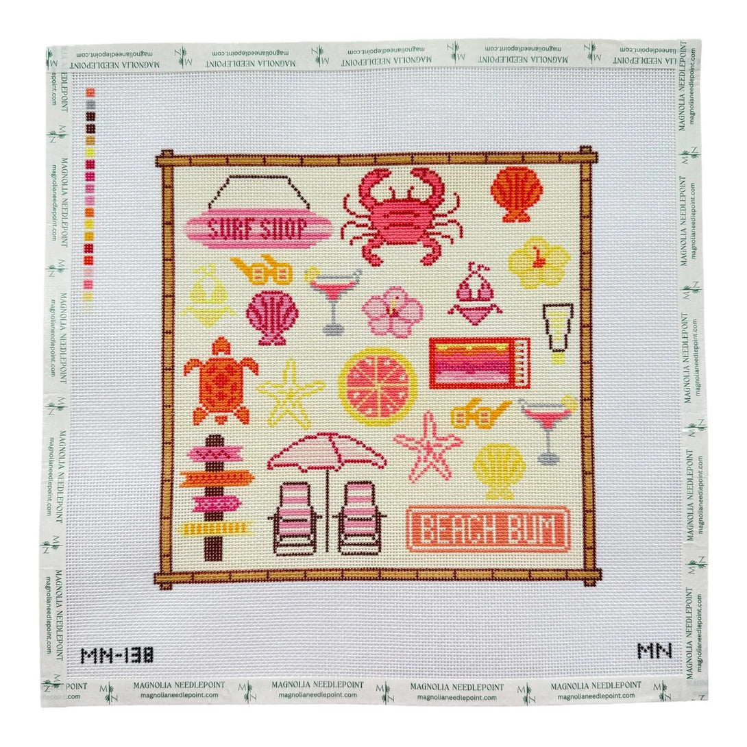 Sunset Beach Bum Toile Canvas