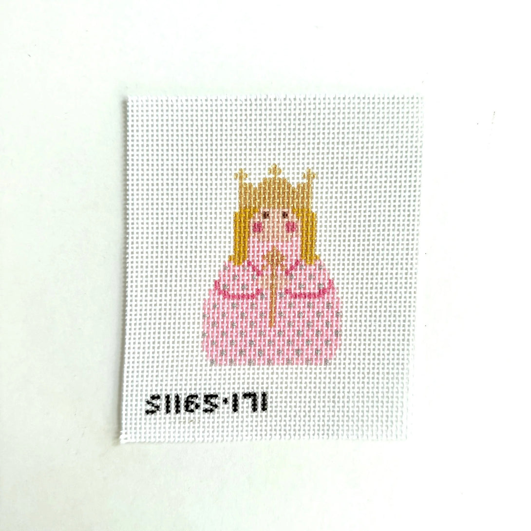 Pink Angel with Gold Crown