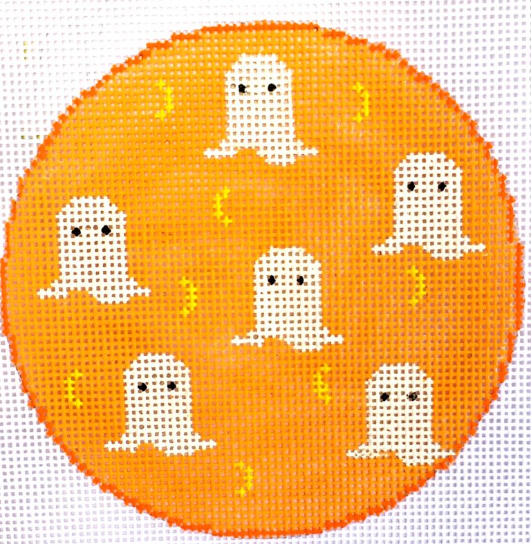 Ghosts Coaster/Ornament with Stitchguide HB511