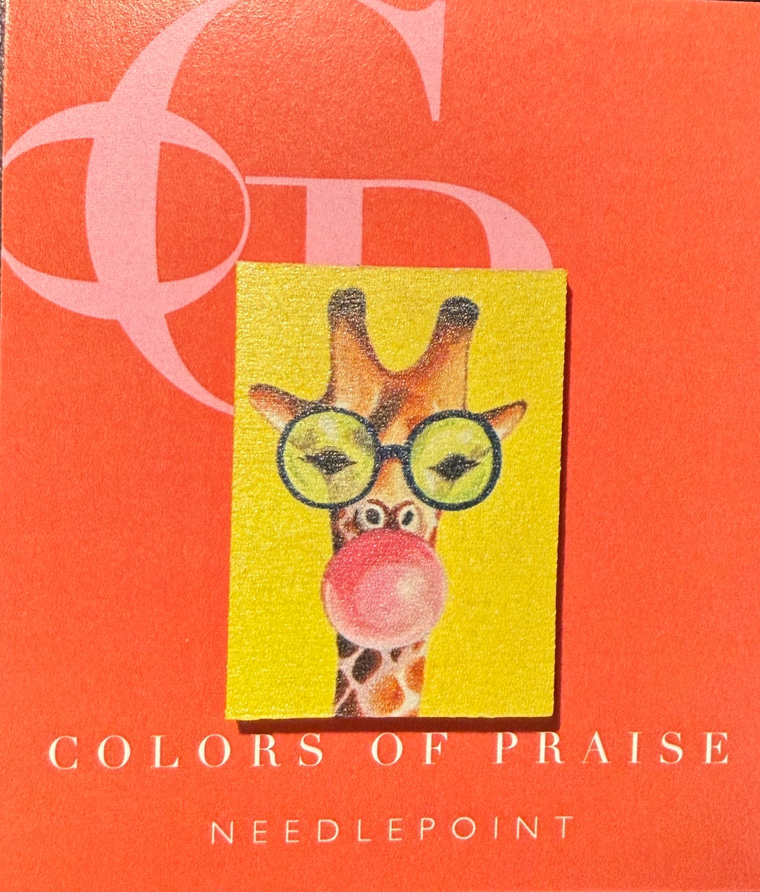 Giraffe with Bubblegum Needle Minder