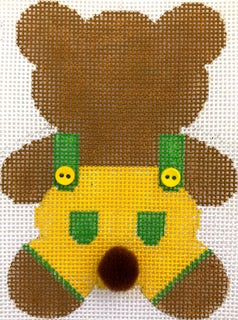 Teddy Bear Tails Yellow with Stitchguide HB171