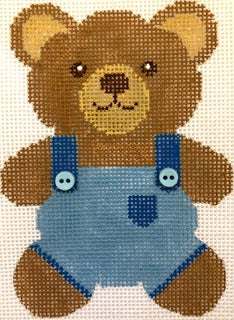 Teddy Bear Smiles by Hummingbird Designs Blue