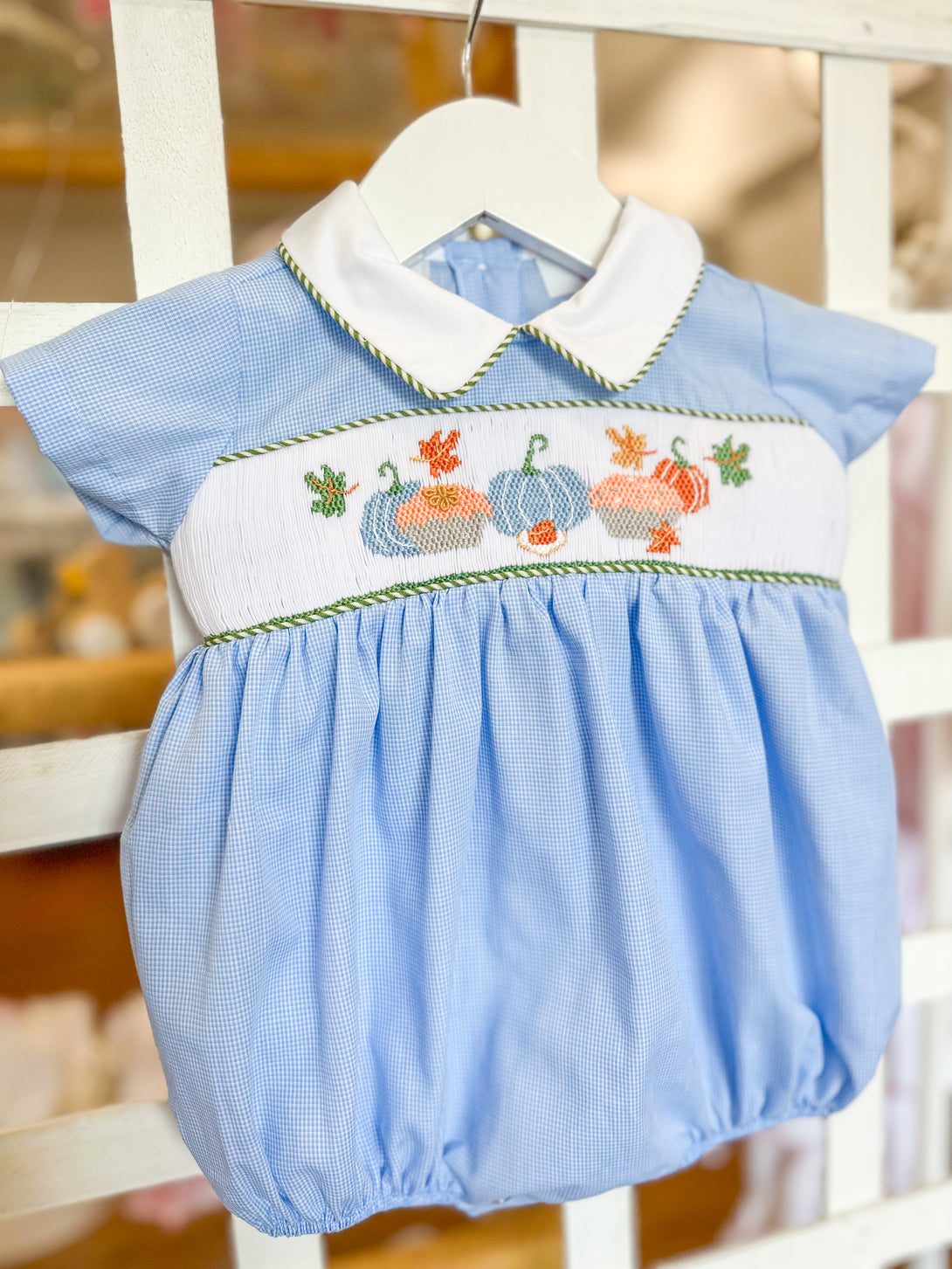 Sweet as Pie Noah Smocked Bubble