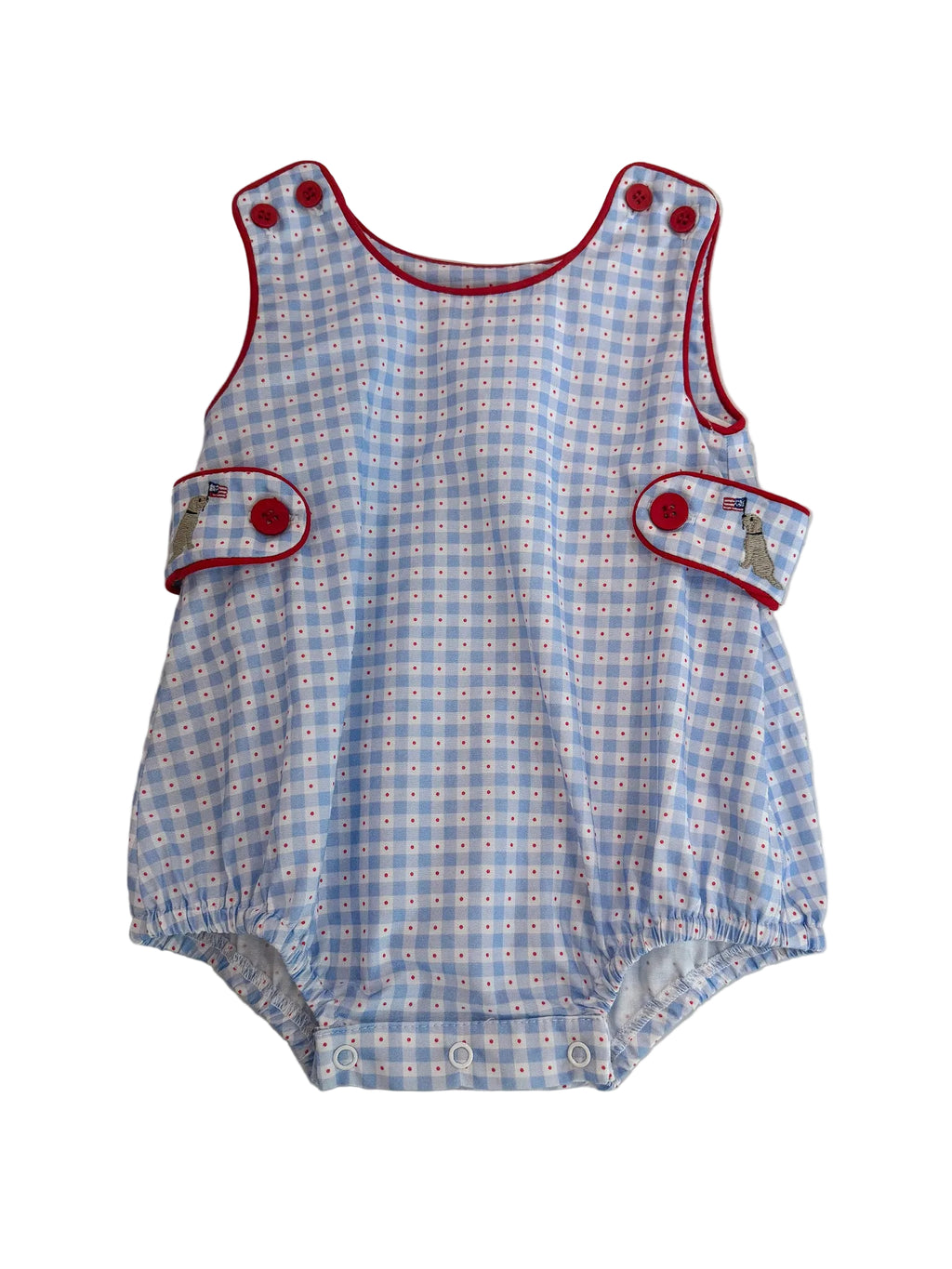 Tab Shep Bubble - Patriotic Plaid