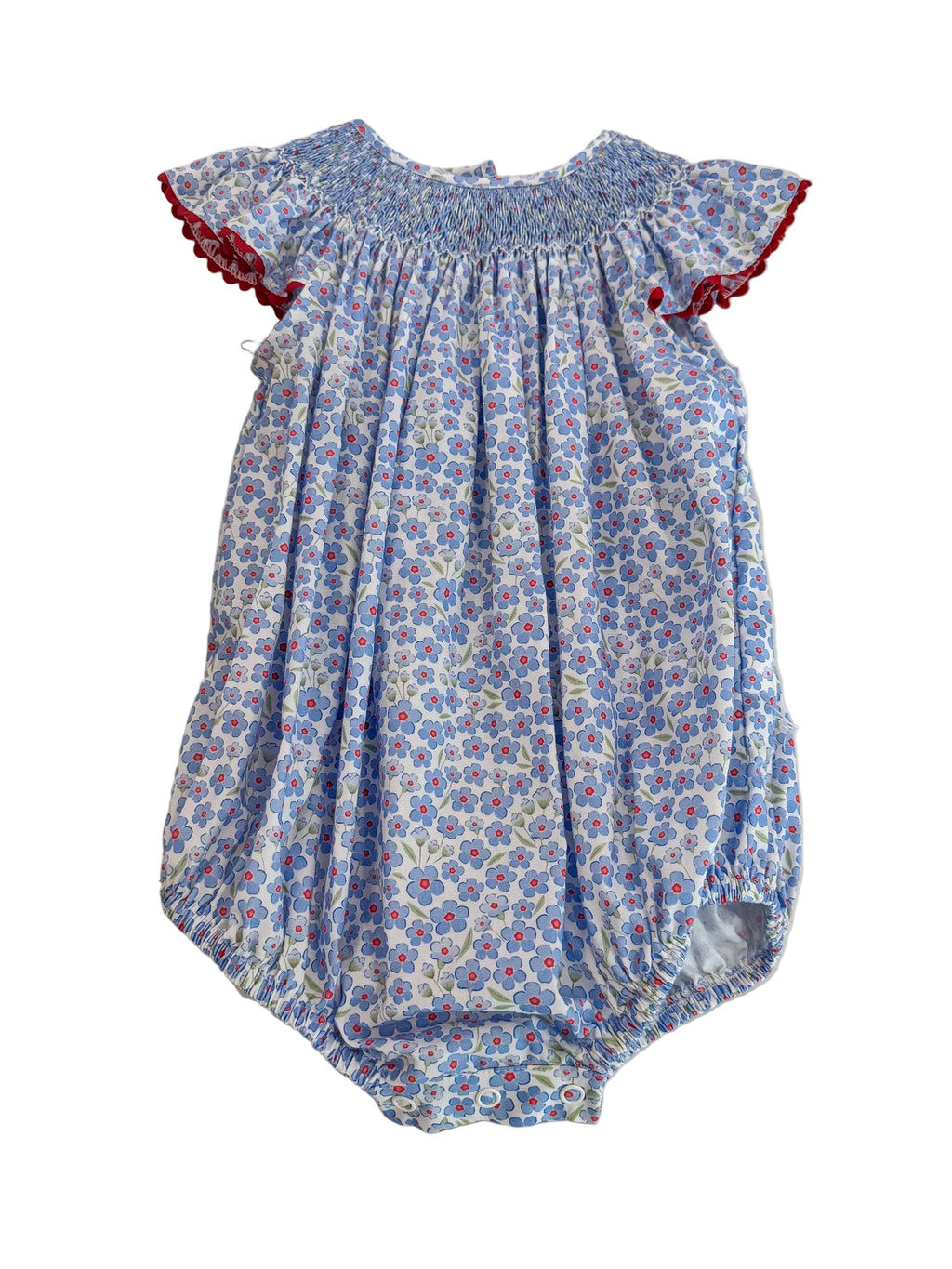 Millie Bubble - Red White & Bloom Floral