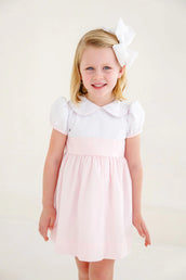 Cindy Lou Sash Dress Palm Beach Pink