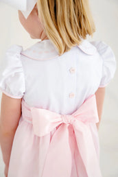 Cindy Lou Sash Dress Palm Beach Pink