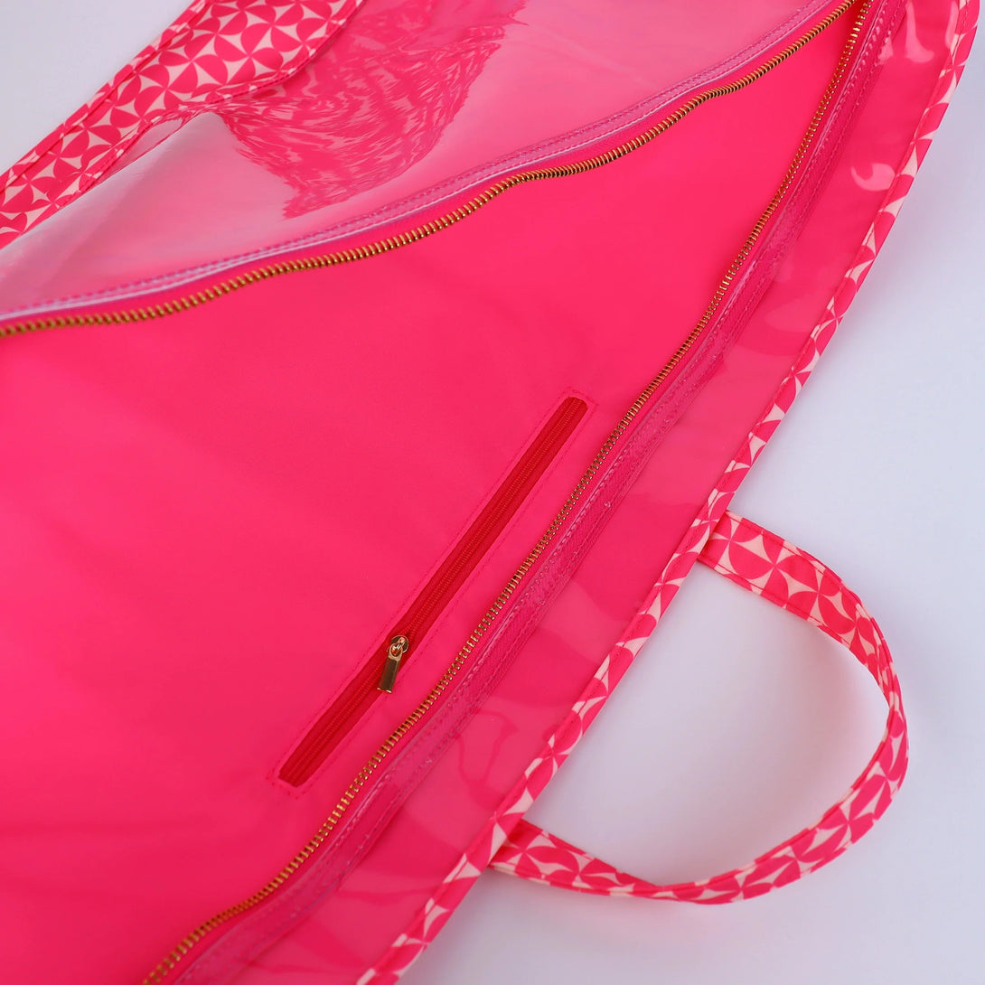 Scroll Bar Project Bag - Pink Punch