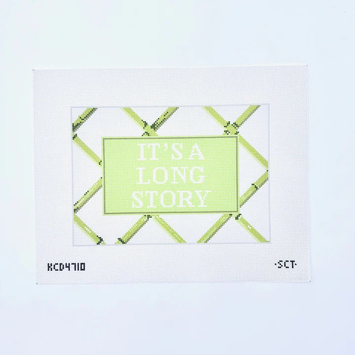 It's a Long Story Printed Canvas