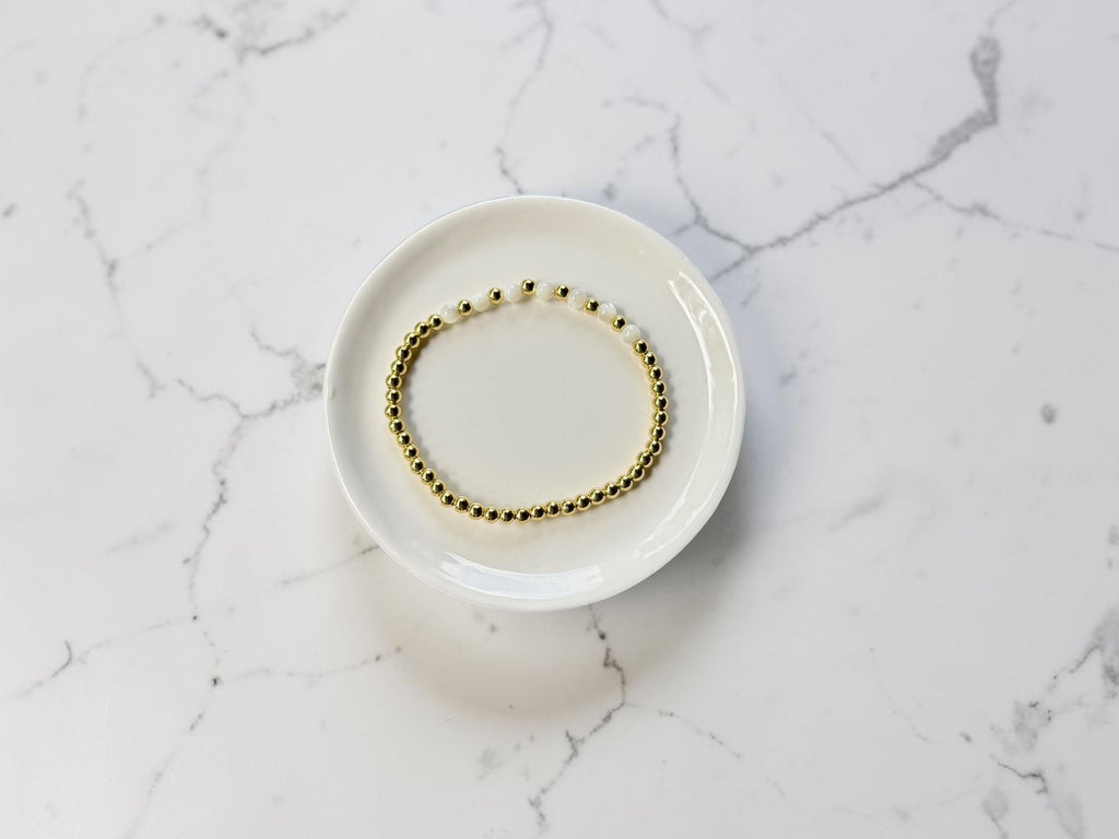 Charlotte - White Mother of Pearl
